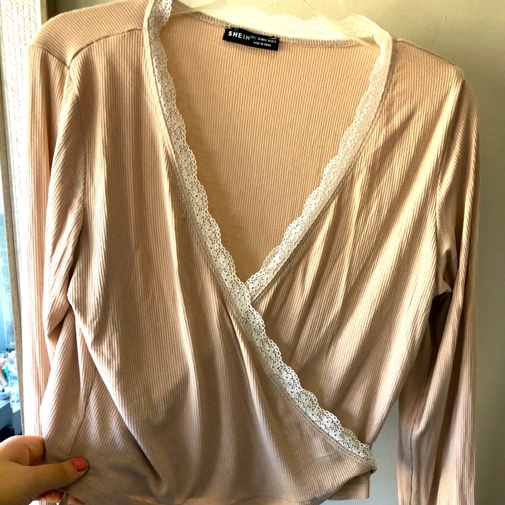 Wrap top from Shein